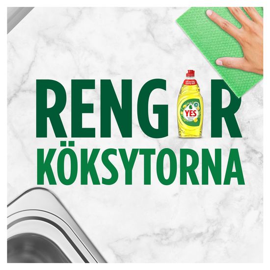YES Diskmedel med Frisk Doft av Citron 820 ml