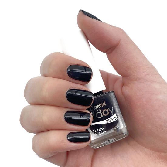 Depend 7day Hybrid Polish 7013 Goth Black 5 ml