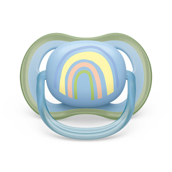 Philips Avent Ultra Air Napp 0-6 m Ljusblå/Grön 2 st