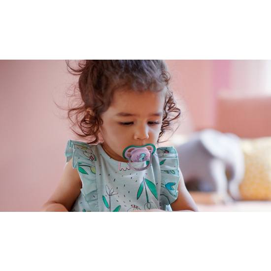 Philips Avent Ultra Air Napp 6-18 månader Blå/Lila 2 st