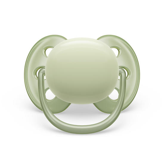 Philips Avent Ultra Soft Napp 0-6m Grön/Beige 2 st
