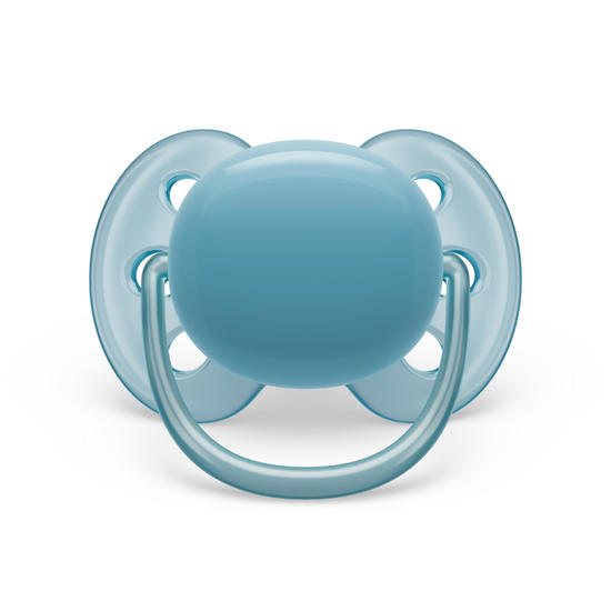 Philips Avent Ultra Soft Napp 6-18 mån Turkos/Grå 2-pack