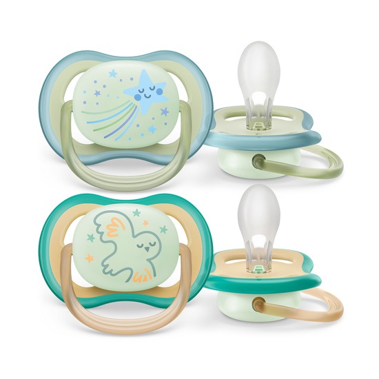 Philips Avent Ultra Air Nattnapp 0-6m Grön/Blå 2 st