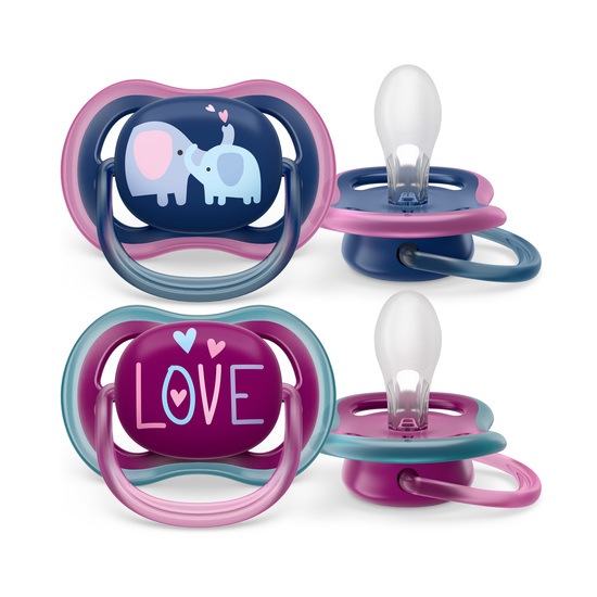 Philips Avent Ultra Air Napp 18+ månader Lila/Blå 2-pack