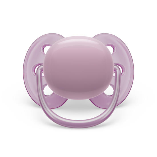 Philips Avent Ultra Soft Napp 6-18 mån Orange/Lila 2-pack