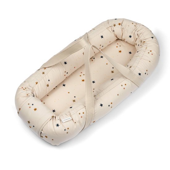 LIEWOOD Gro Babynest Star Bright Sandy