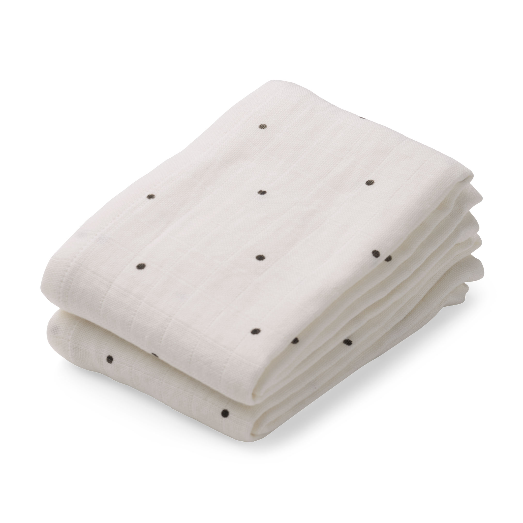LIEWOOD Lewis Muslinfilt 65x65 Creme de la Creme 2-pack