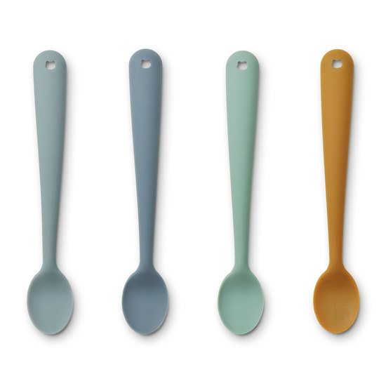 LIEWOOD Siv Skedar Blue Multi mix 4-pack