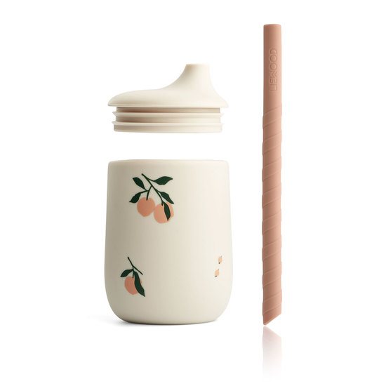 LIEWOOD Ellis Sugrörsmugg Peach Seashell 230 ml