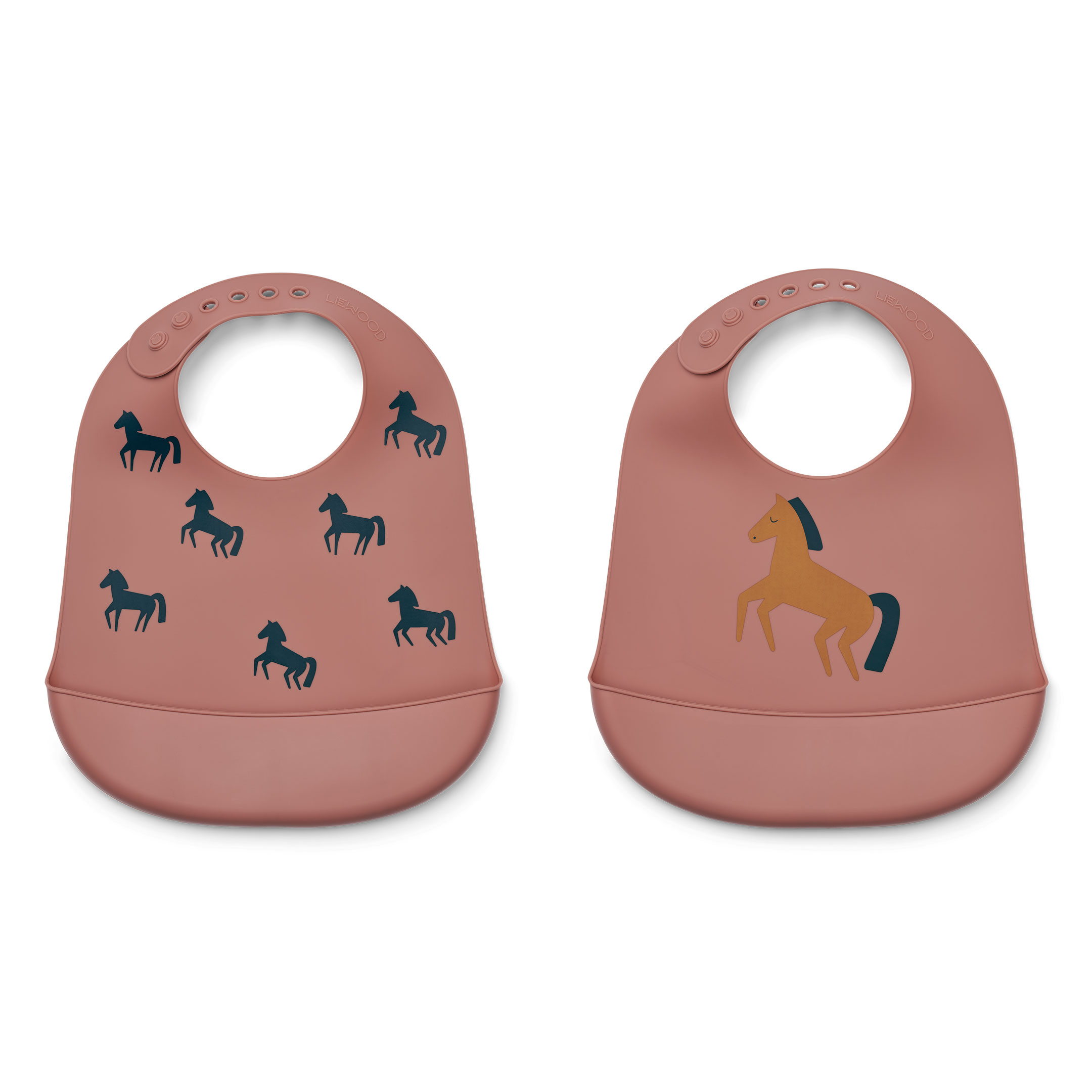 LIEWOOD Tilda Silikonhaklappar Horses 2-pack
