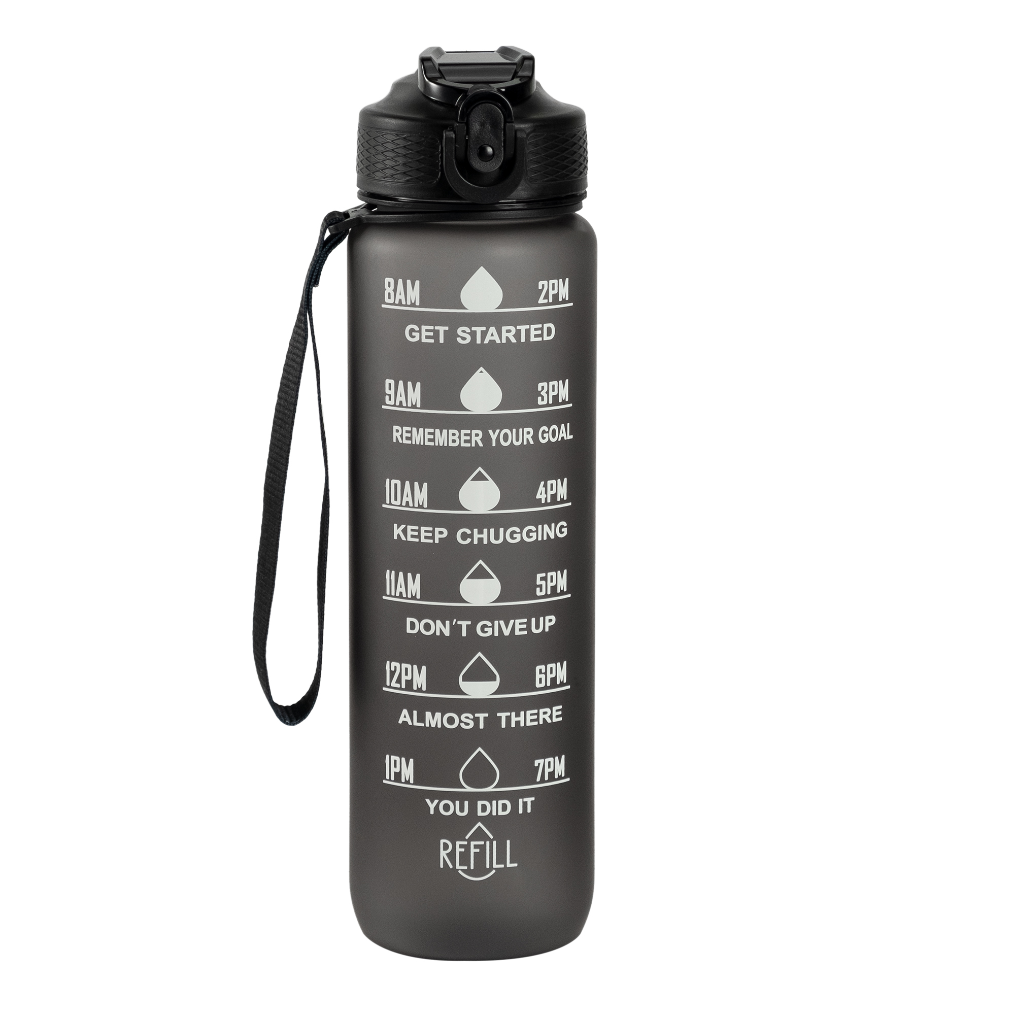 The Hollywood Motivational Bottle Black 1 liter