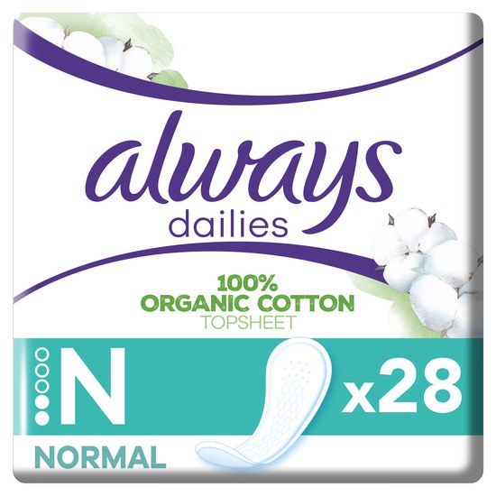 Always Dailies Cotton Protection Trosskydd 28 st