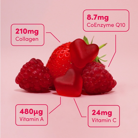 SOLV Collagen Peptides + CoQ10 60 gummies