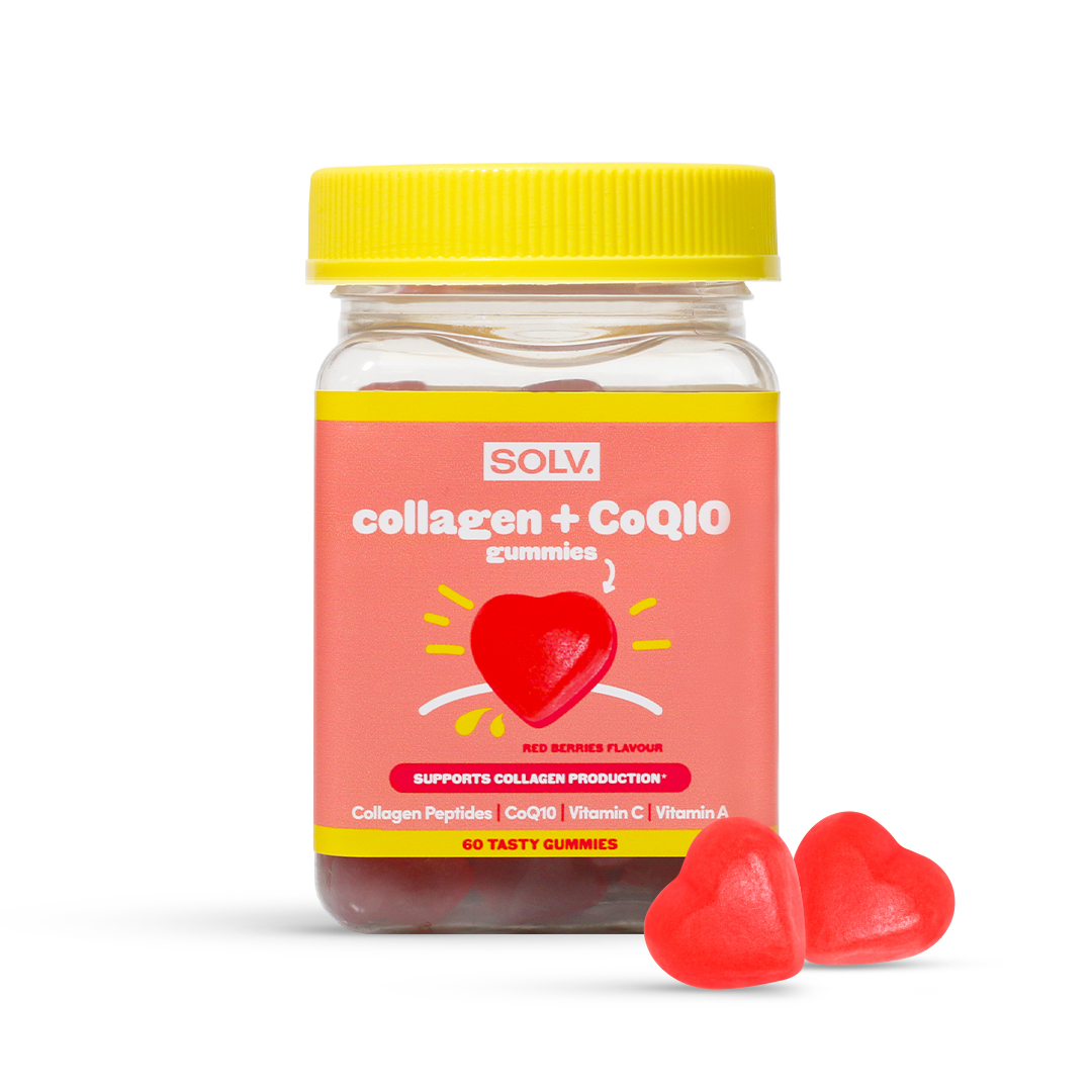 SOLV Collagen Peptides + CoQ10 60 gummies