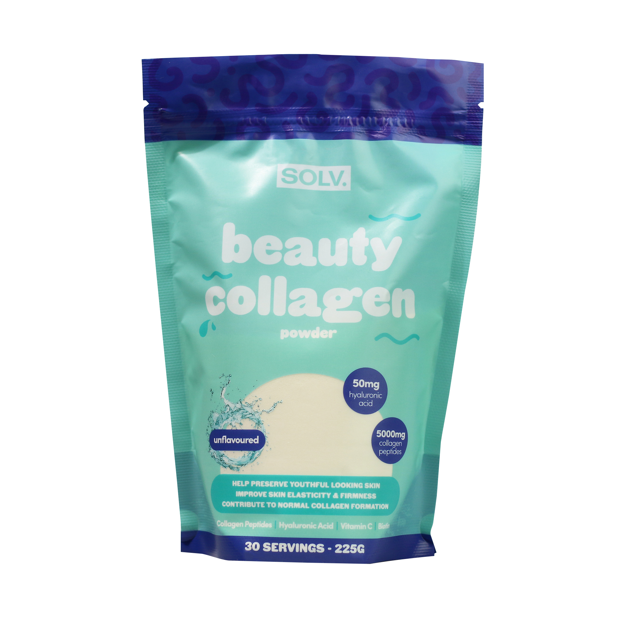 SOLV Beauty Collagen Unflavoured 225 g