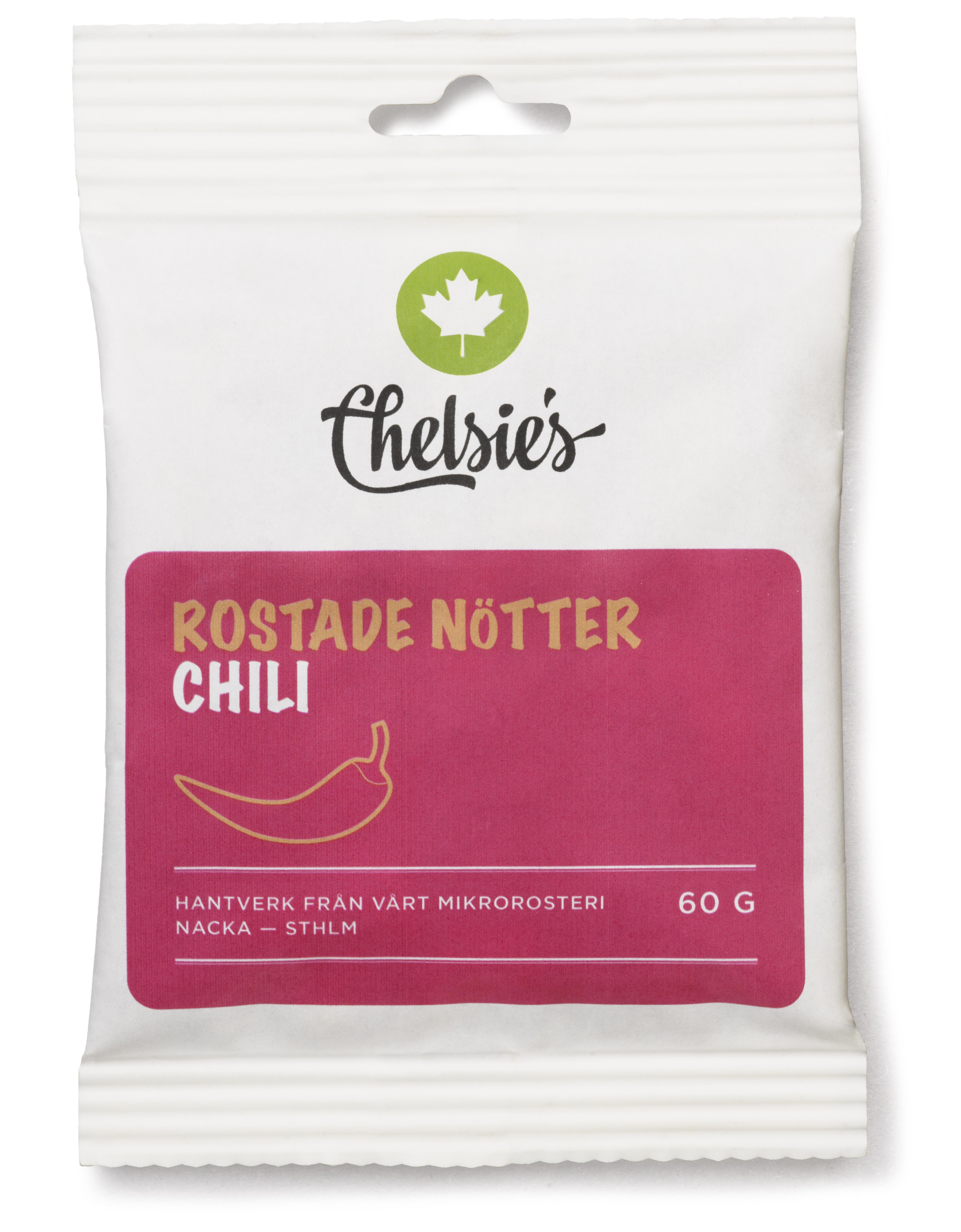 Chelsie's Rostade Nötter Chili 60 g