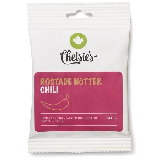 Chelsie's Rostade Nötter Chili 60 g