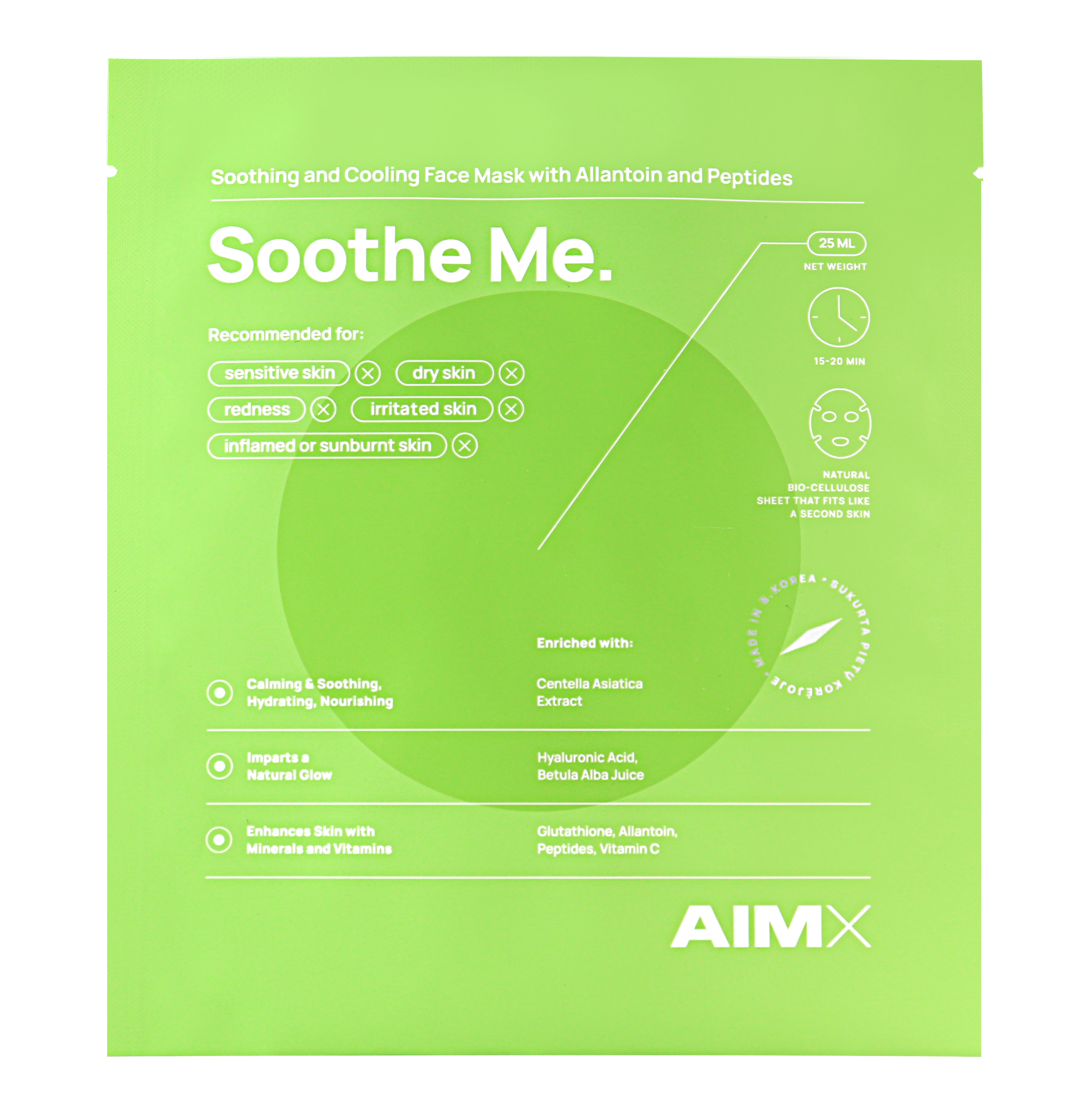 AIMX Soothe Me Soothing Face Mask with Peptides 25 ml