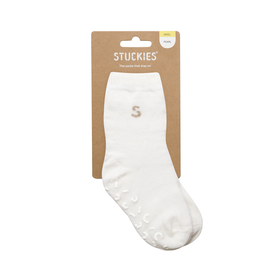 STUCKIES Ullstrumpor 16/18 6-12 m Pearl