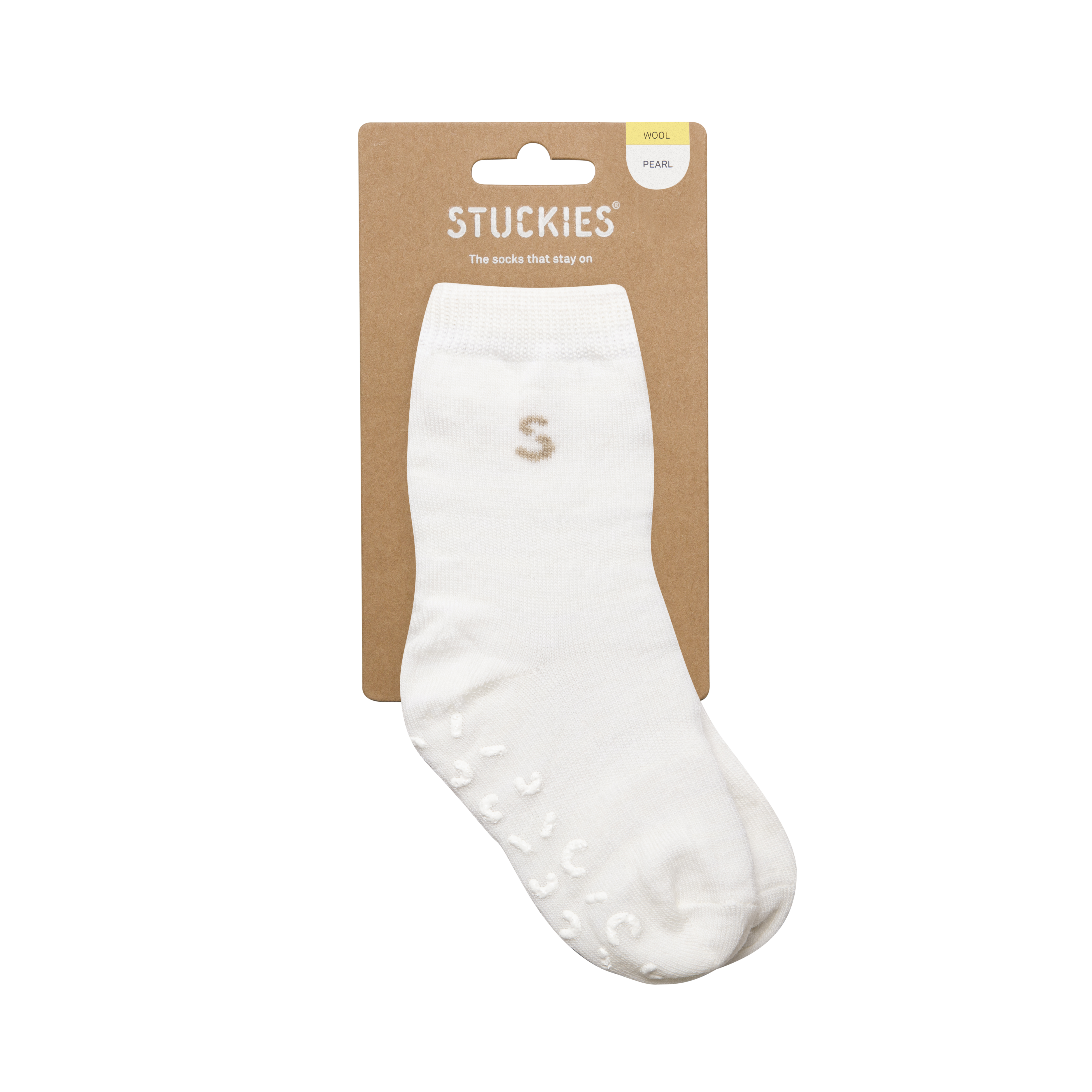 STUCKIES Ullstrumpor 19/21 1-2 år Pearl