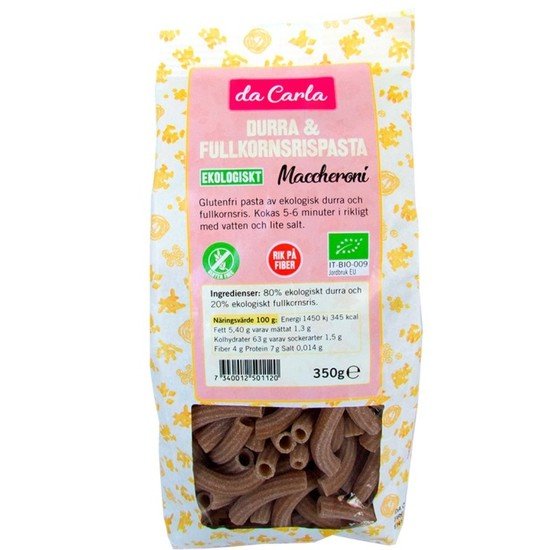 Da Carla Durra & Quinoa Maccheroni EKO 350 g