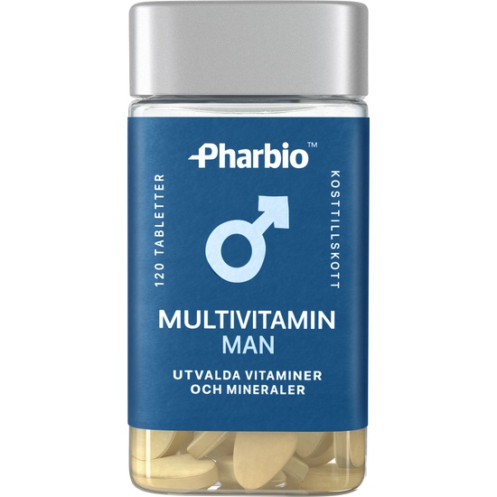 Pharbio Multivitamin Man 120 tabletter