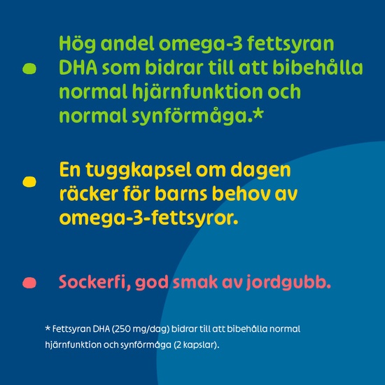 Pharbio Omega-3 Barn 70 kapslar