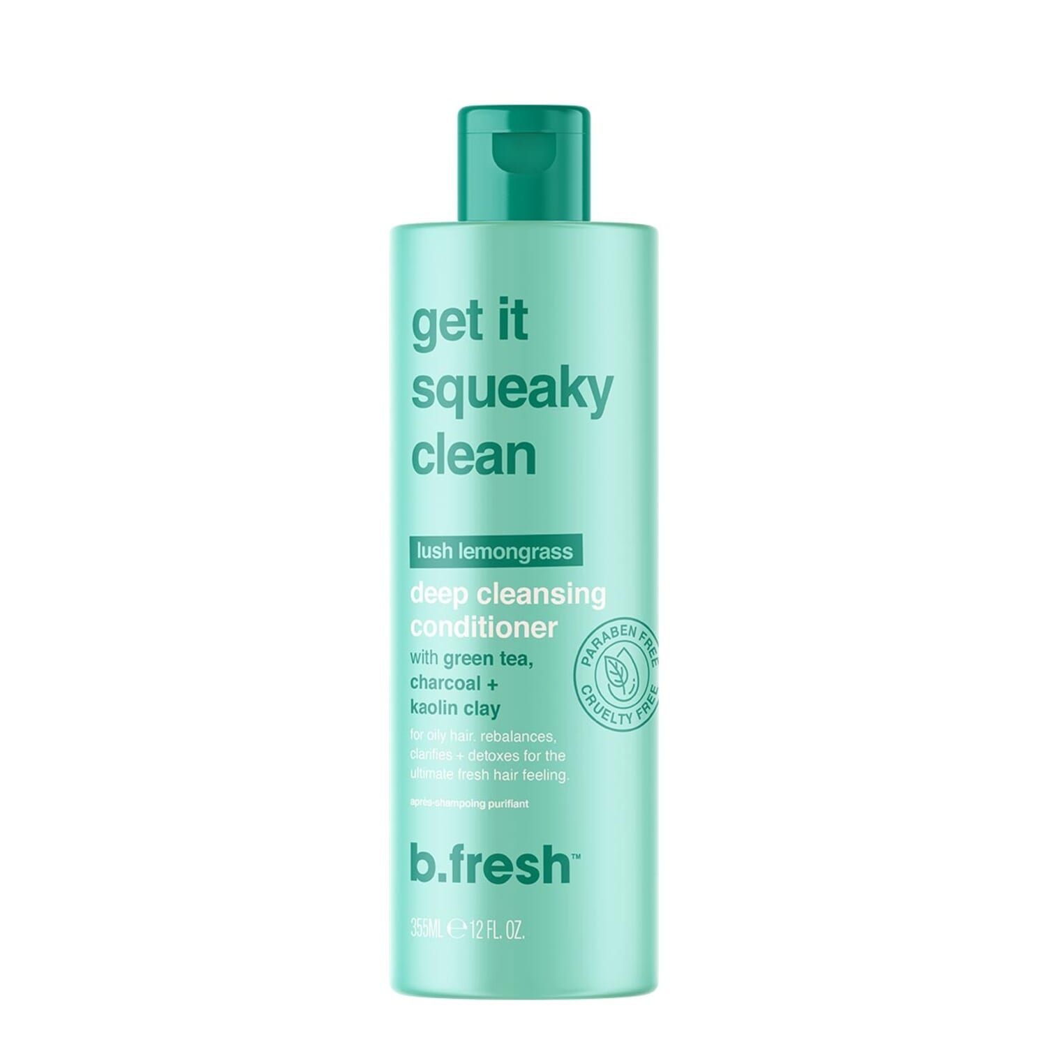 Alternativ bild 1 för b.fresh Get It Squeaky Clean Deep Cleansing Conditioner 355 ml