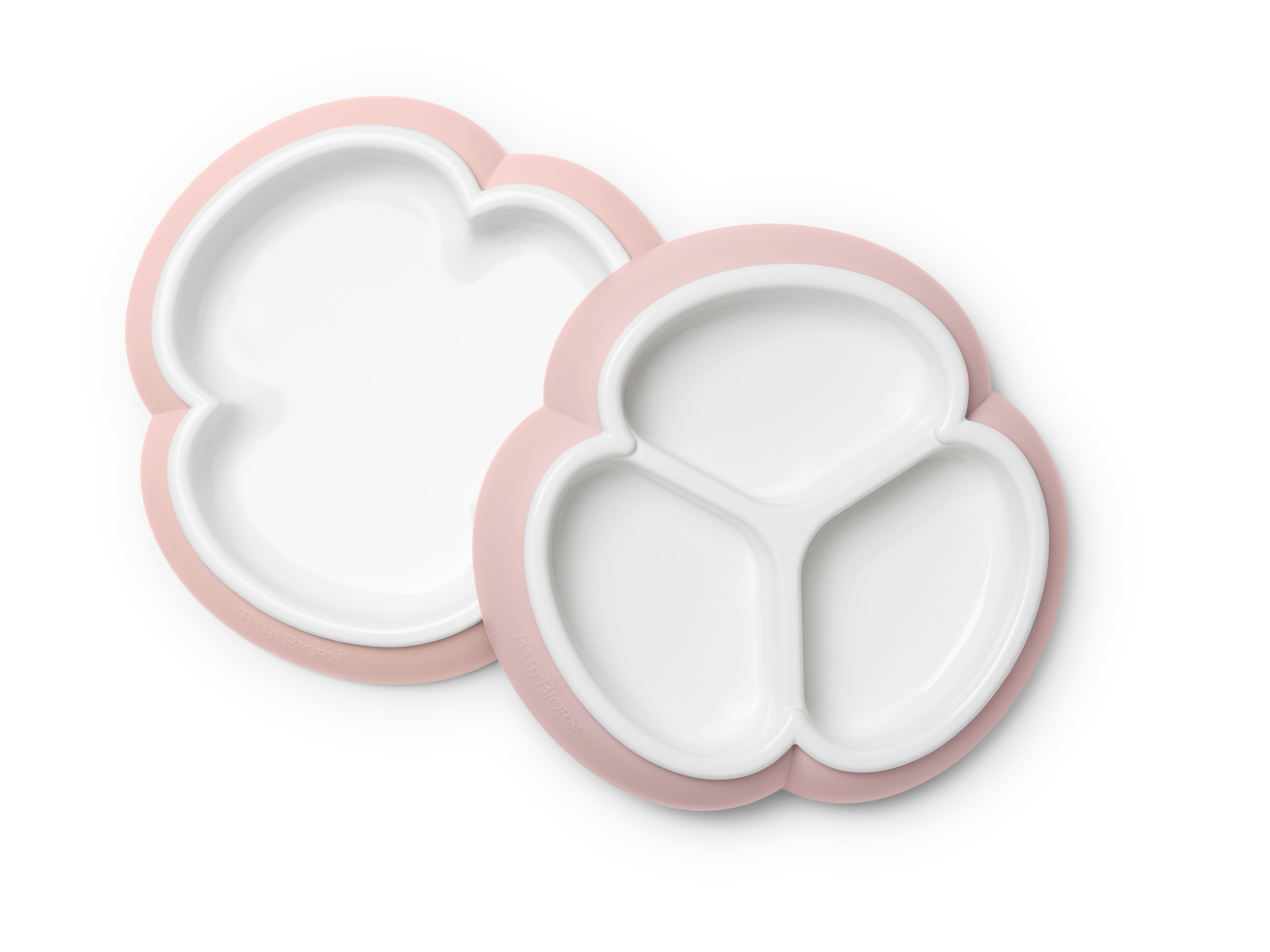 BabyBjörn Tallriksset Rosa 2-pack