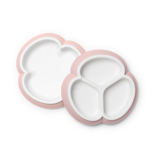 BabyBjörn Tallriksset Rosa 2-pack