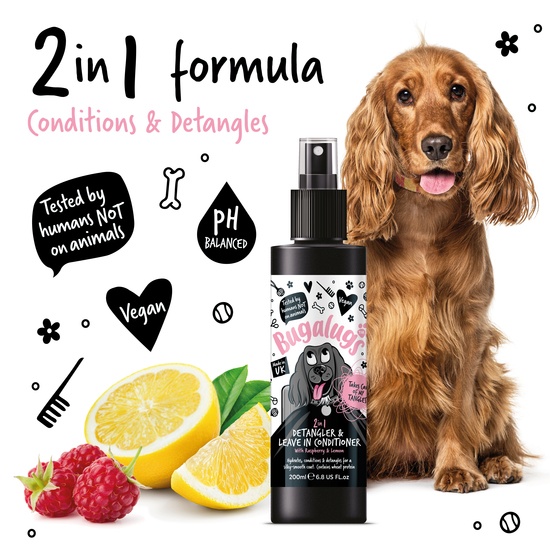 Bugalugs Detangle & Conditioning Spray Raspberry & Lemon 200 ml