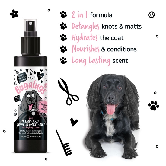 Bugalugs Detangle & Conditioning Spray Raspberry & Lemon 200 ml