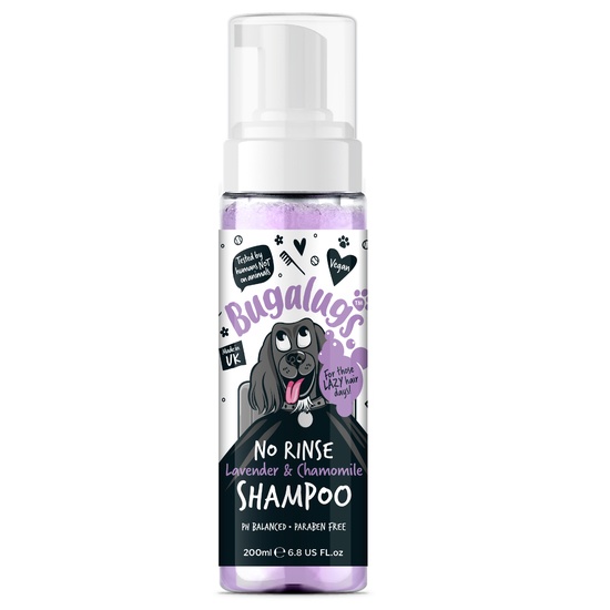 Bugalugs No Rinse Dog Shampoo Lavender & Chamomile 200 ml