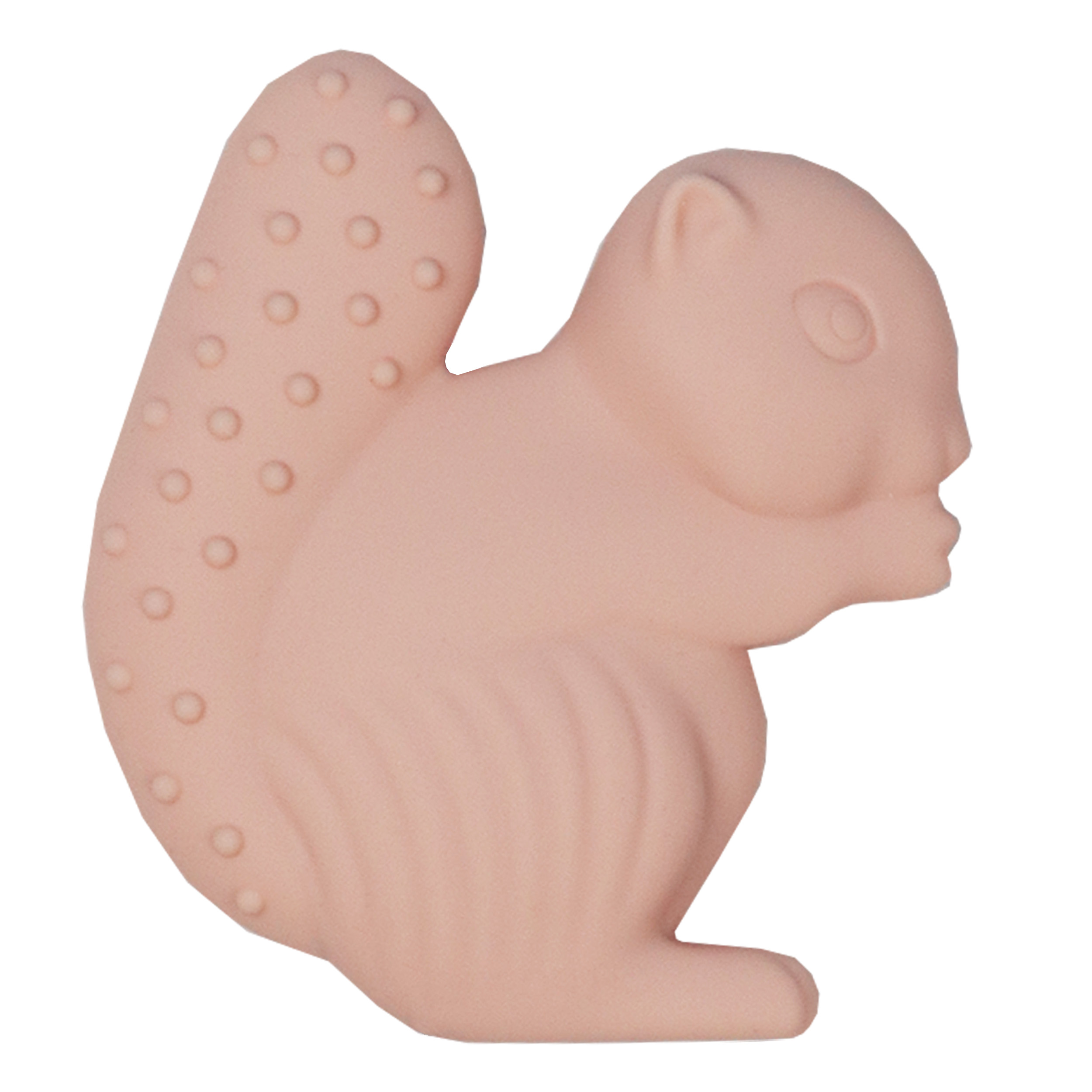 Oh, Poppy! Hazel The Squirrel Bitleksak i Silikon Powder Pink
