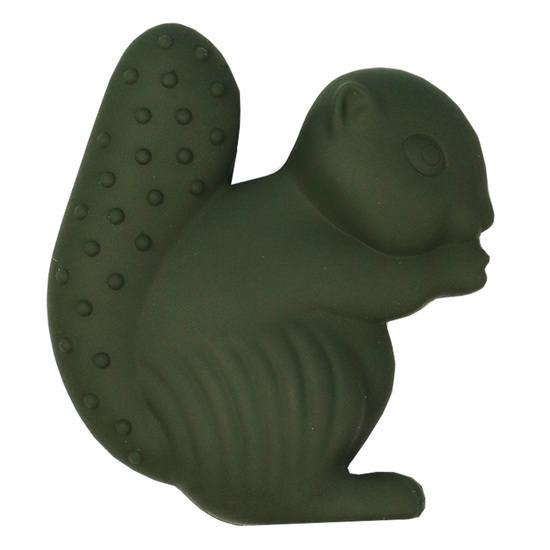 Oh, Poppy! Hazel The Squirrel Bitleksak i Silikon Forest Green