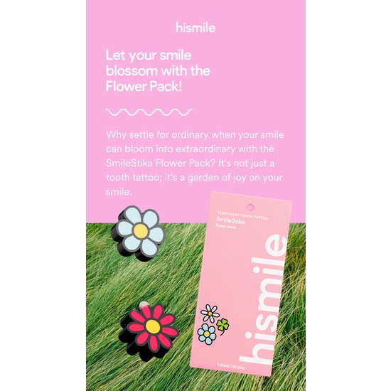 Hismile SmileStika Flower Pack