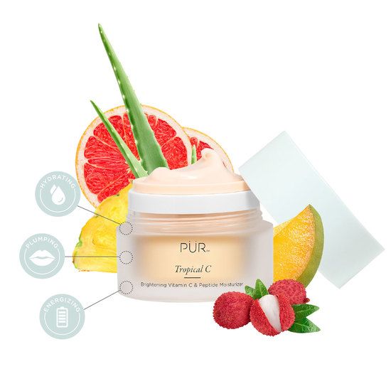 PÜR Tropical C Brightening Vitamin C & Peptide Moisturizer 50 ml