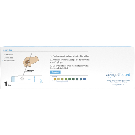 GetTested Vaginalt pH test