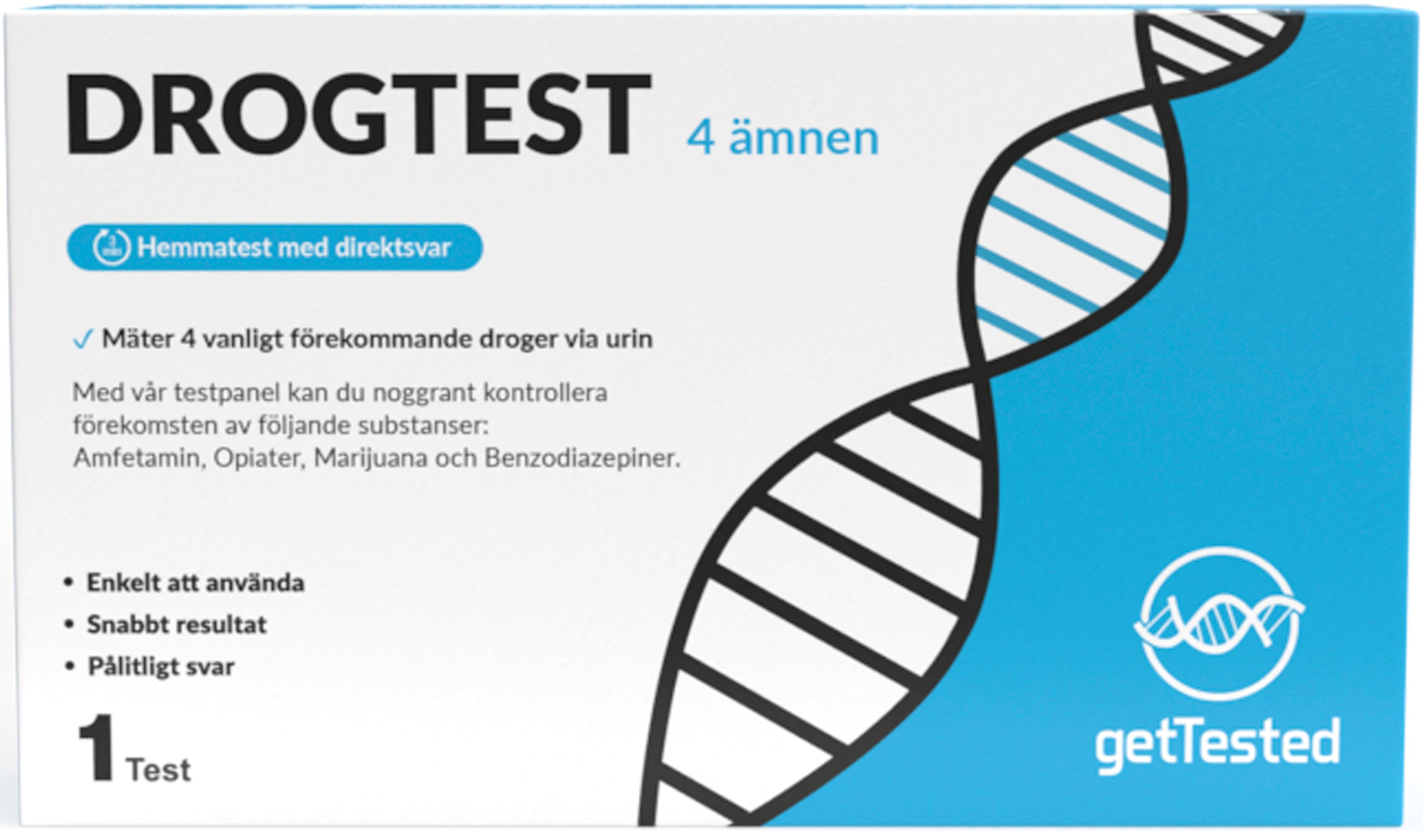 Get Tested Drogtest 4-combo
