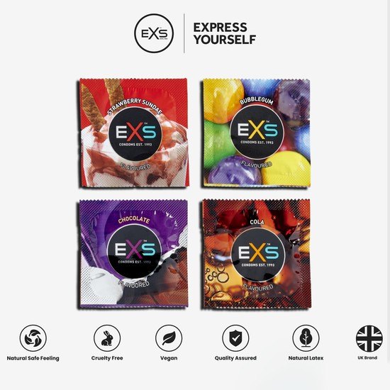 EXS Mixed Flavoured Kondomer 12-pack