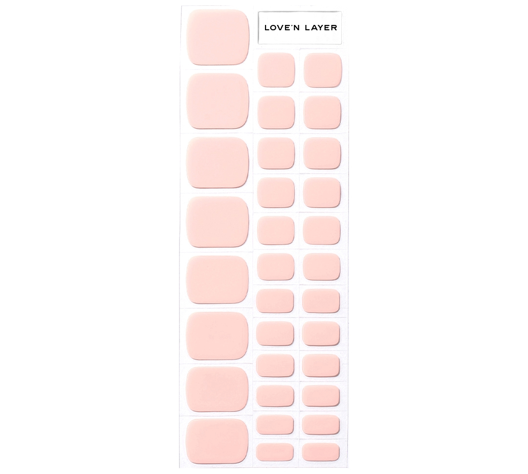 Love'n Layer Solid Toe Light Pink 32 st