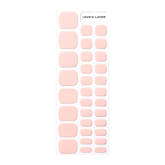 Love'n Layer Solid Toe Light Pink 32 st