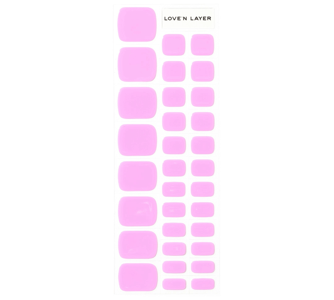 Love'n Layer Solid Toe Light Purple 32 st