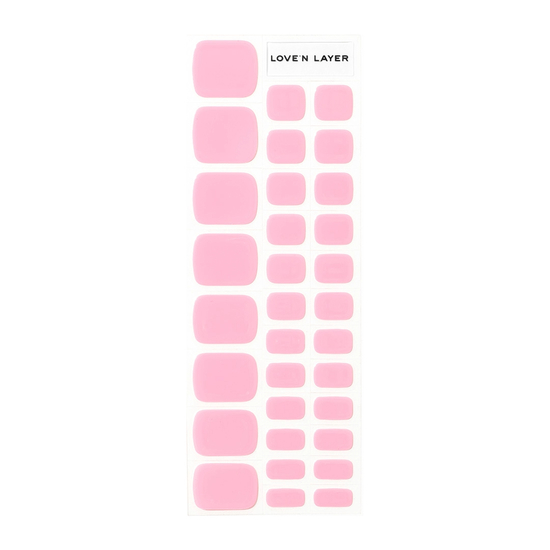 Love'n Layer Solid Toe Poppy Pink 32 st