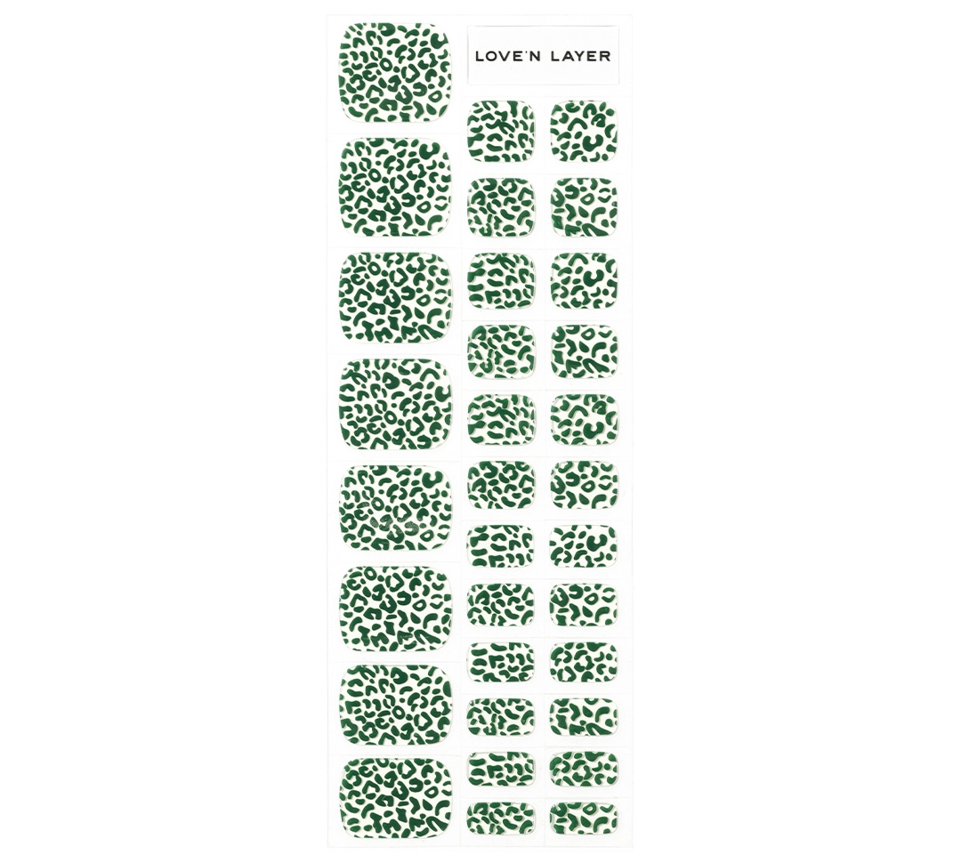 Love'n Layer Leo Toe Forest Green 32 st