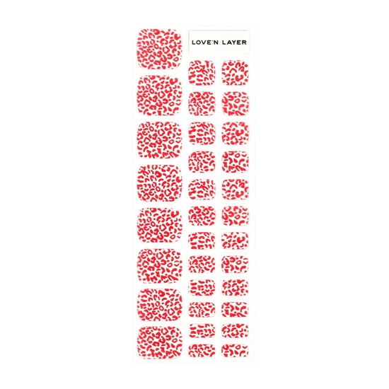 Love'n Layer Leo Toe Grape Red 32 st