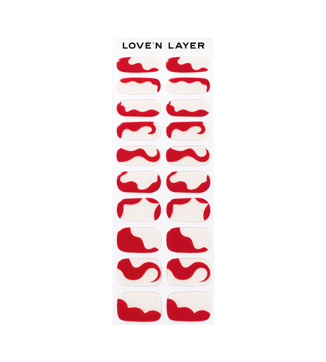 Love'n Layer Abstraction grape red 20 st