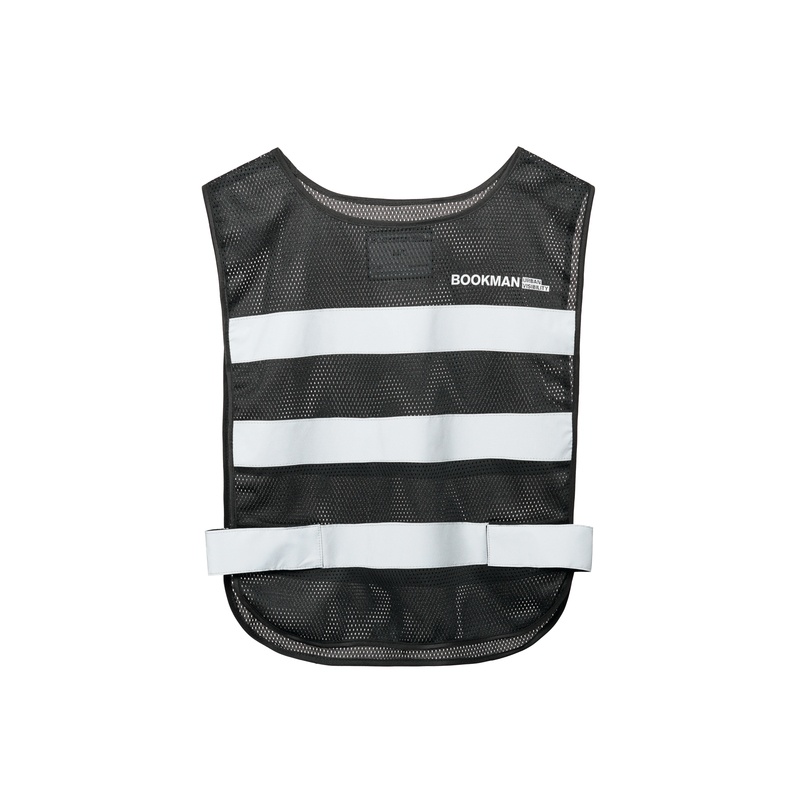 Bookman Urban Visibility Reflective Vest Black M/L