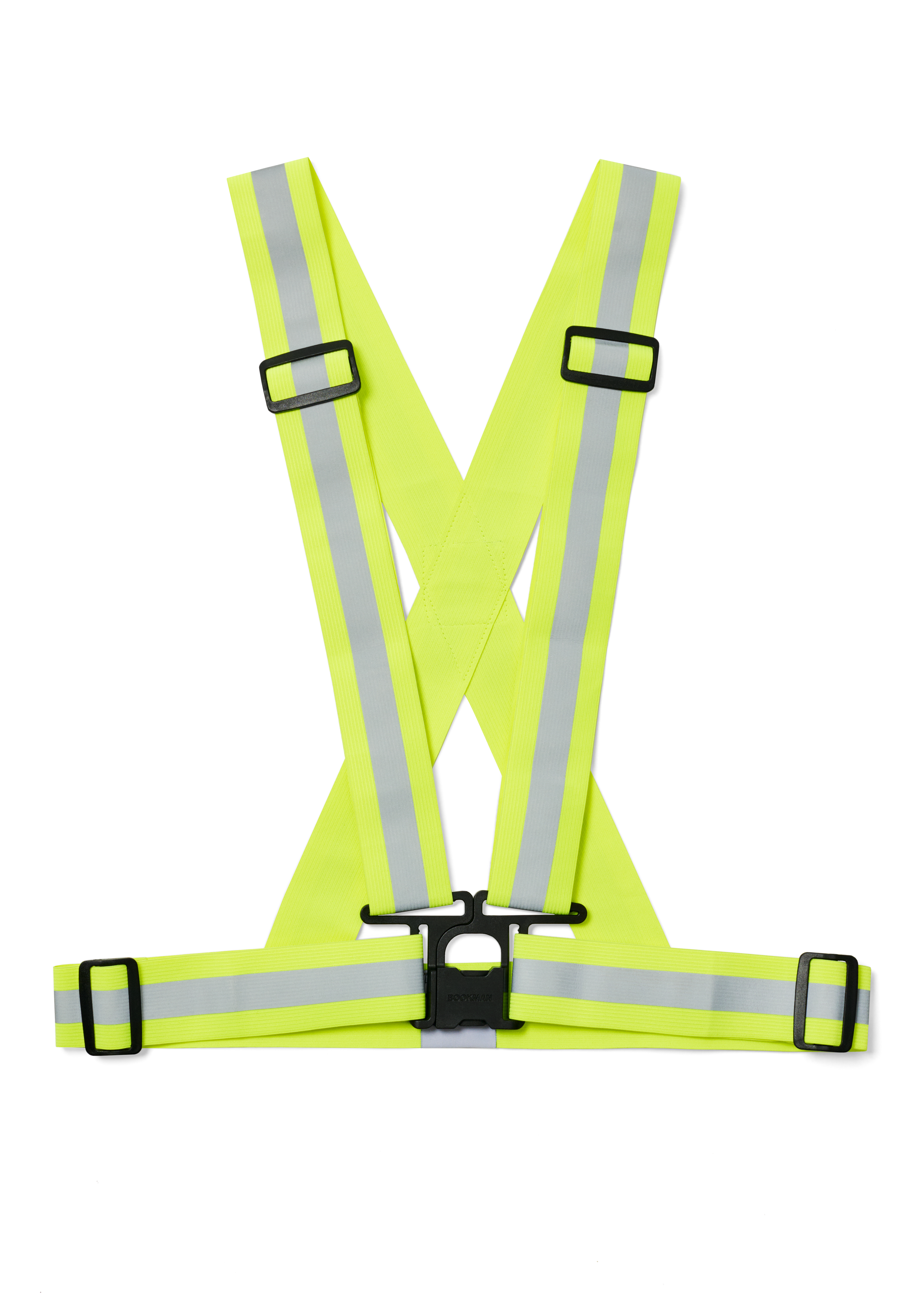 Bookman Urban Visibility Reflective Cross Belt Fluorescent Yellow