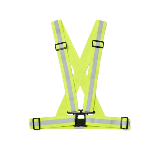 Bookman Urban Visibility Reflective Cross Belt Fluorescent Yellow